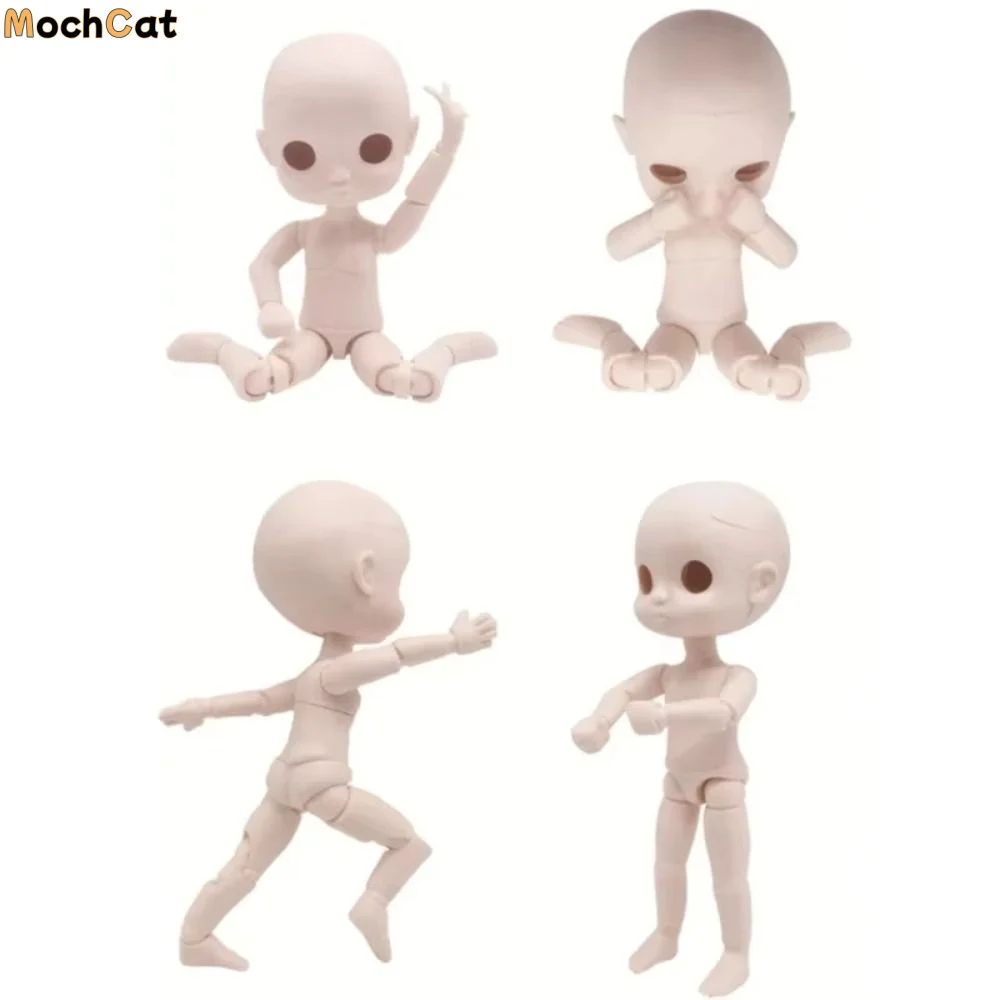 

Doll Accessories Multi Joint Ob11 Doll Toy No Makeup Dress Up Ymy Body Doll Hand Set Movable Doll Model Body Gsc Head