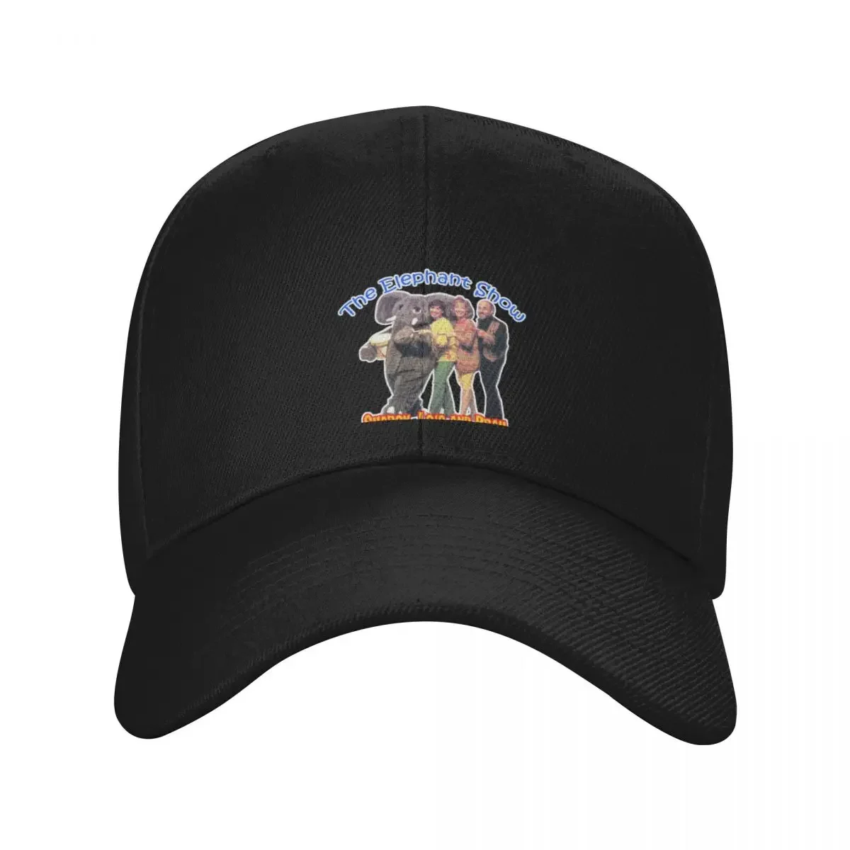 Skinamarink Sharon Lois and Bram Elephant Show Retro 90s Throwback tribute Sticker Baseball Cap Anime For Women Men's