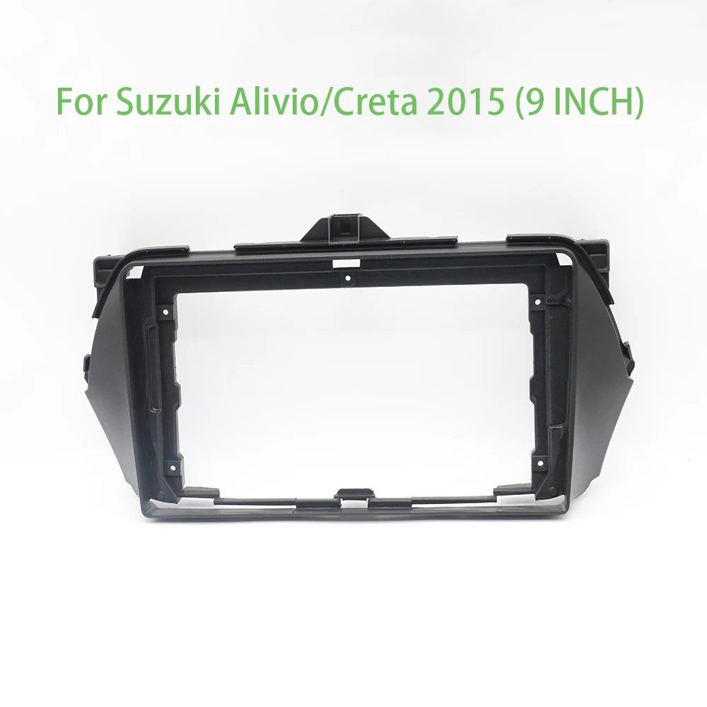 

9-дюймовый для Suzuki Alivio/Creta 2015, стерео радиорамка, автозапчасти, внутренняя панель, приборная панель, мультимедийный DVD-плеер