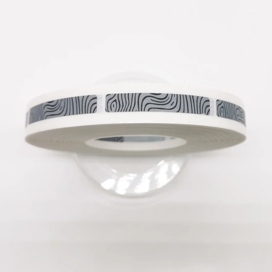 1000 stücke 6x36mm Manuelle SCRATCH OFF AUFKLEBER LABEL Muster Band In Rollen Code Abdeckt Film Spiel Hochzeit