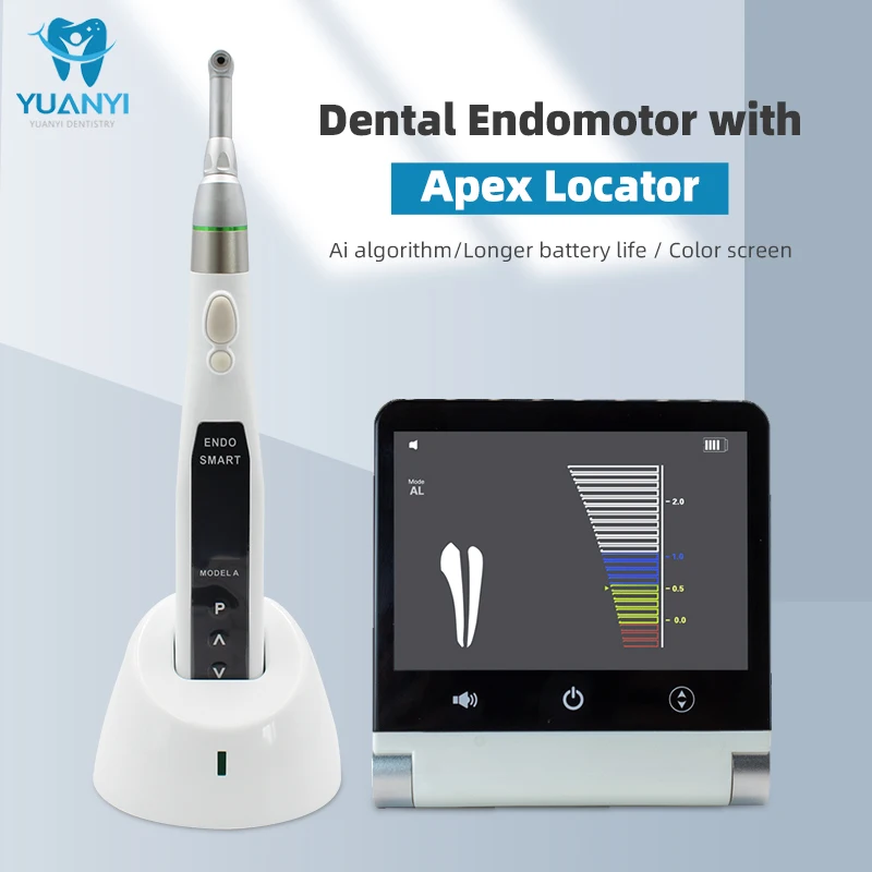 Dental Wireless Endomotor With Apex Locator / MINI Apex Locator With Endodontic Rotary Endo Motor With 16:1 Contra Angle Dentist