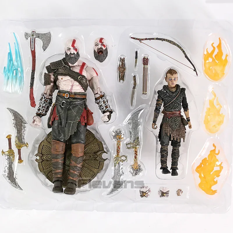 NECA ゴッド オブ ウォー クレイトス & アトレウス アクション