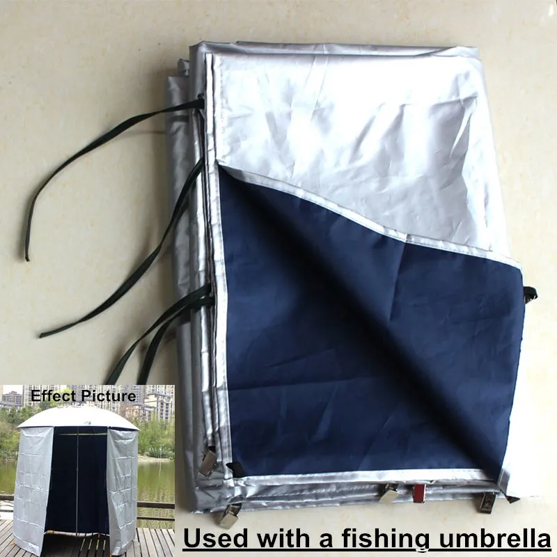 Fishing Umbrella Wall Cloth Universal Windproof Waterproof Sunscreen Rain-proof Cloth Outdoor Camping Fishing Umbrella Accessory