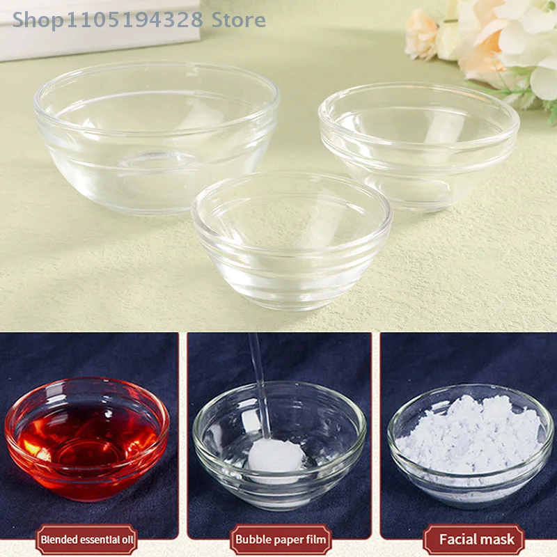 [MP] 1 unidad de cuenco de aceite esencial para máscara Facial de vidrio, herramientas para el cuidado de la piel, maquillaje Facial, cuenco de aceite esencial para salón de belleza, cuenco para máscara espesante