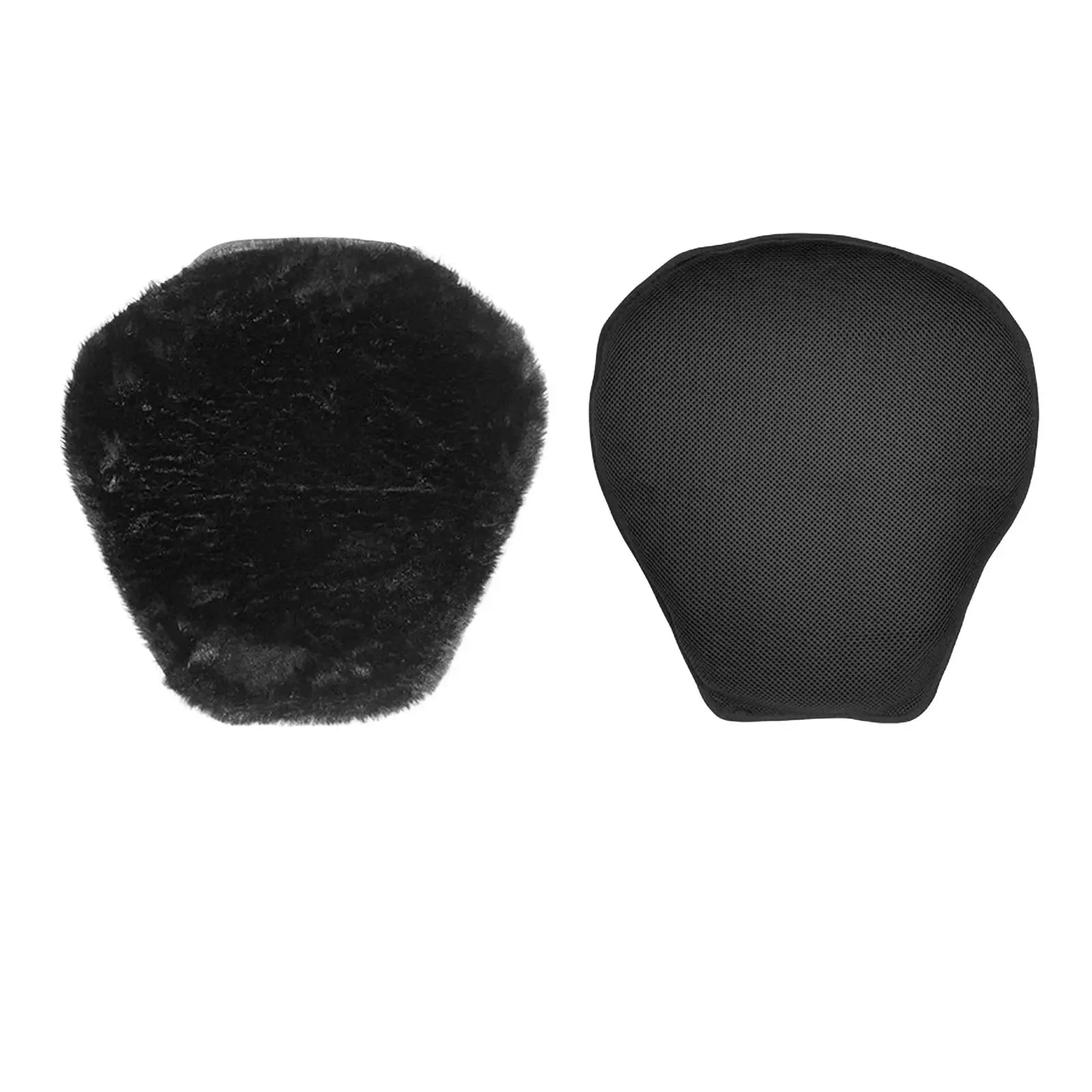 

Coral Fleece Motorcycle Seat Cover Universal Anti-slip Cushion Shock Absorbing Pad for Custom Cafe Racer Bike Comfort Saddle