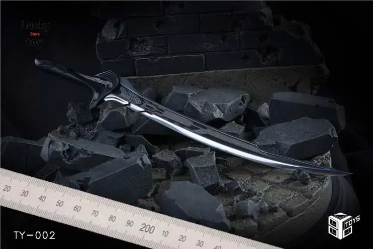 

86TOYS 1/6 Scale Soldier Knife TY-002 Alloy Damascus Plastic Weapon Model for 12inch Action Toy Figures Collections