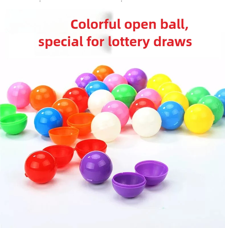 150pcs 4cm PP PLASTIC thicken colorful Opening lottery ball massage ball 8 color pink/red/yellow/blue/green/orange/purple/white