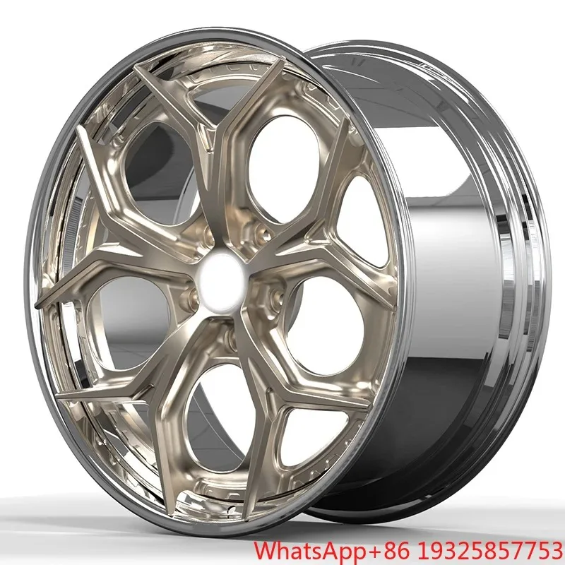 PWC 2-piece Concave Polished Forged WheelsStyle Center Lock Wheel 20 21 22 for 911 Carrera S  4S  S