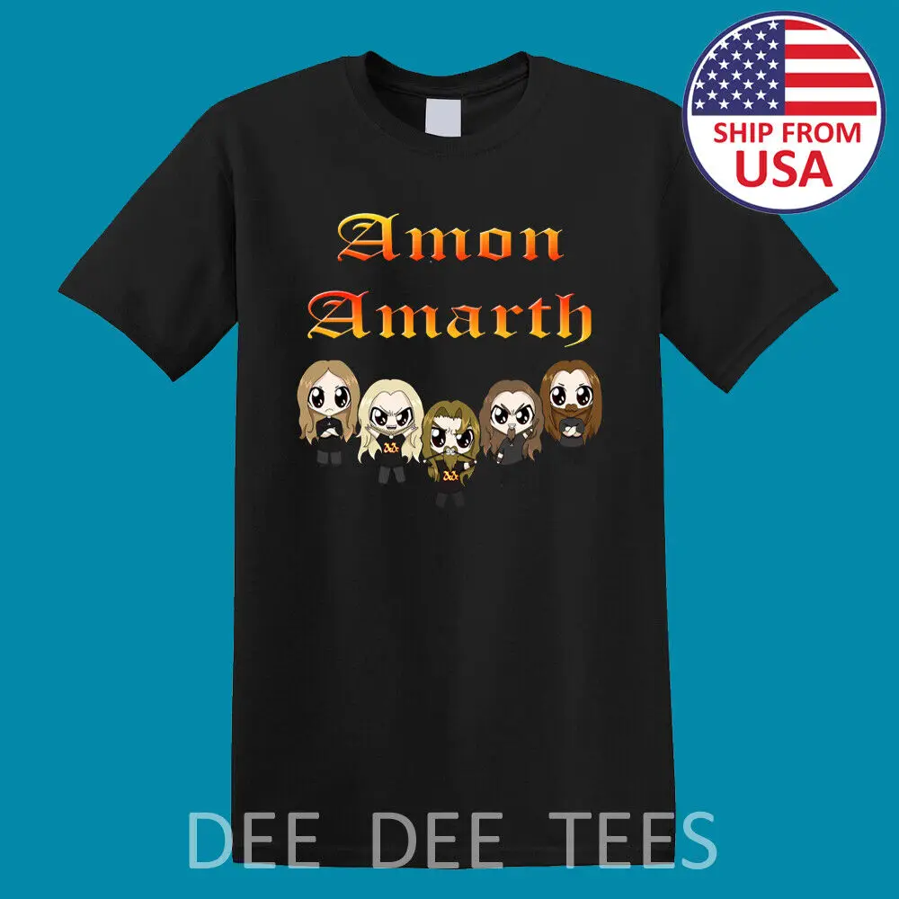 Amon Amarth Personel Men's Black T Shirt Size S to 5XL