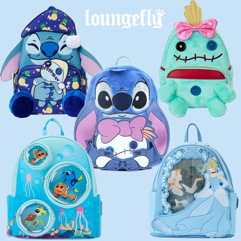 

Новый плюшевый мини-рюкзак Loungefly Disney Stitch Hug Scrump