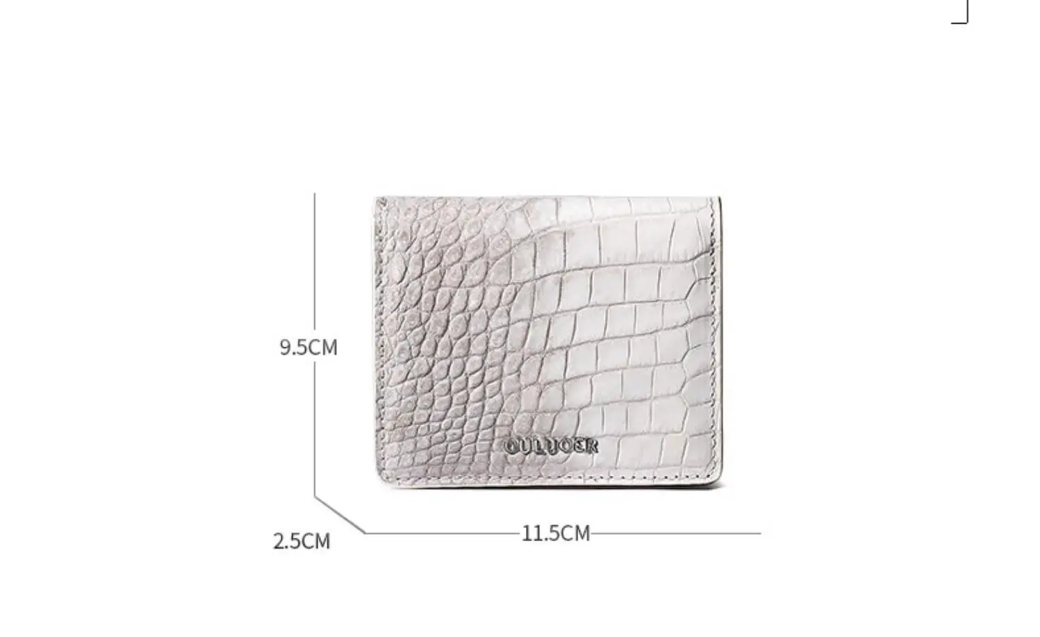 2023 New Designer Luxury Crocodile Skin Women Purse With Coin Pocket Genuine Leather Lady Bag High Grade Lage Capacity Wallet 50