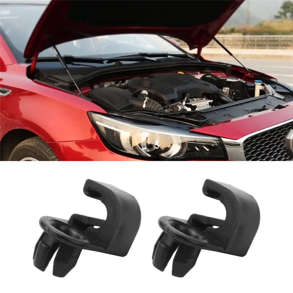 10X держатель для капота, крепления стержня капота 792843 для Citroen Berlingo C3 C4 C-Elysee Peugeot 2008 208 301 308