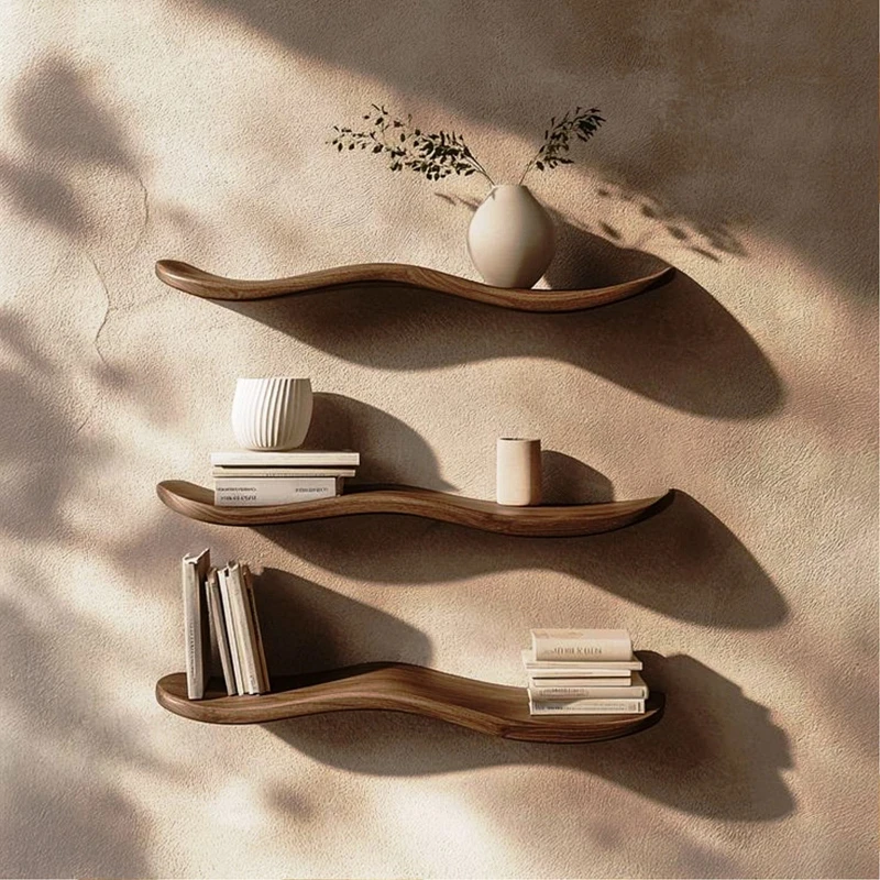 

shelf wall mounted floating shelves Storage Rack for Holding Flower Pots Beautiful Wall Art