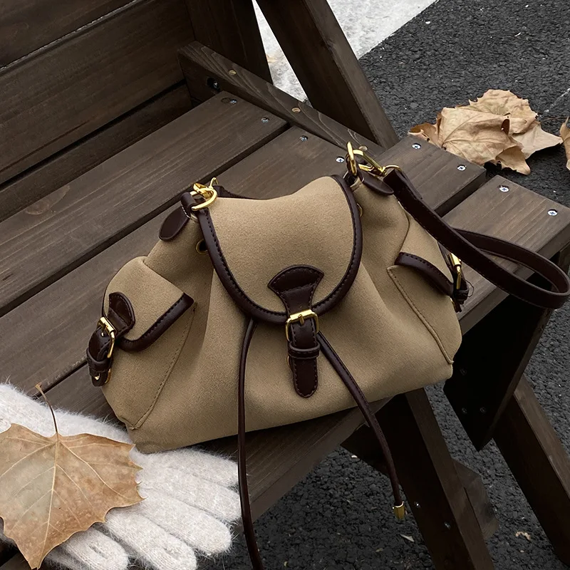 

2025 Matte Finish Commuter Bag Fashion Crossbody Purse for Women Versatile Shoulder Tote Textured Daypack Chic Sling Bag