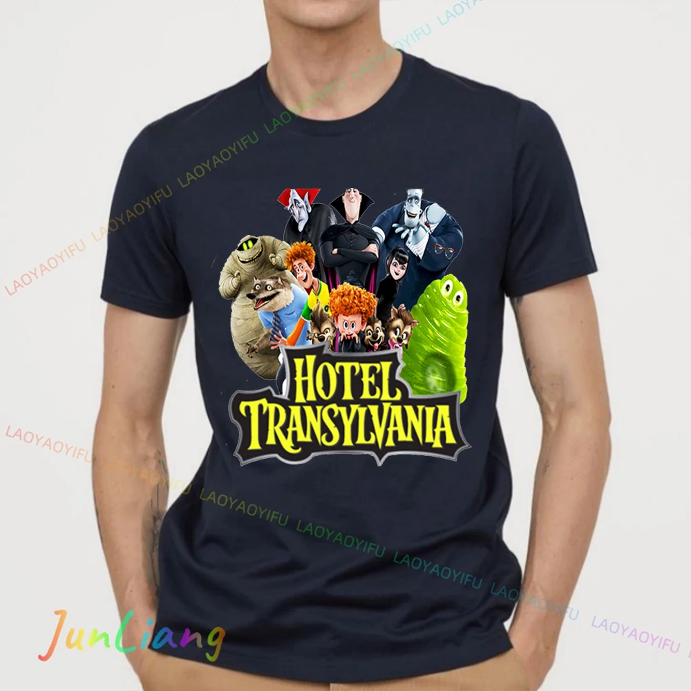 Cartoon Hotel Transylvanias Gift For Fans Classic Men's Shirts Graphic Tee Harajuku Original Mens T-shirts Y2k Clothes Clothing