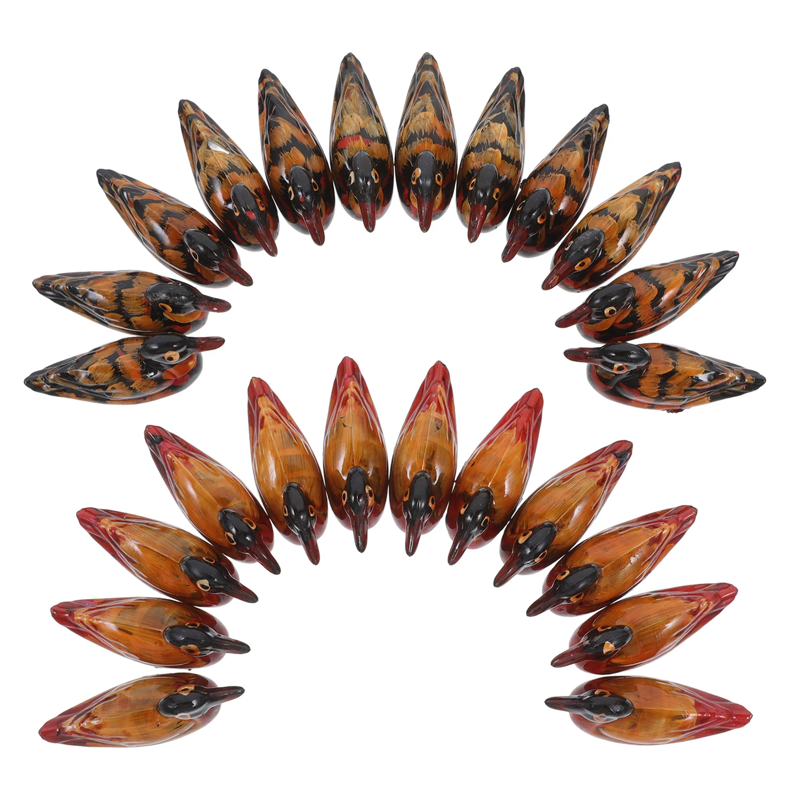 

24Pcs Animal Chopstick Holder Resin Lovely Duck Style Compact Lightweight Cutlery Rest for Easy Storage and Daily Use