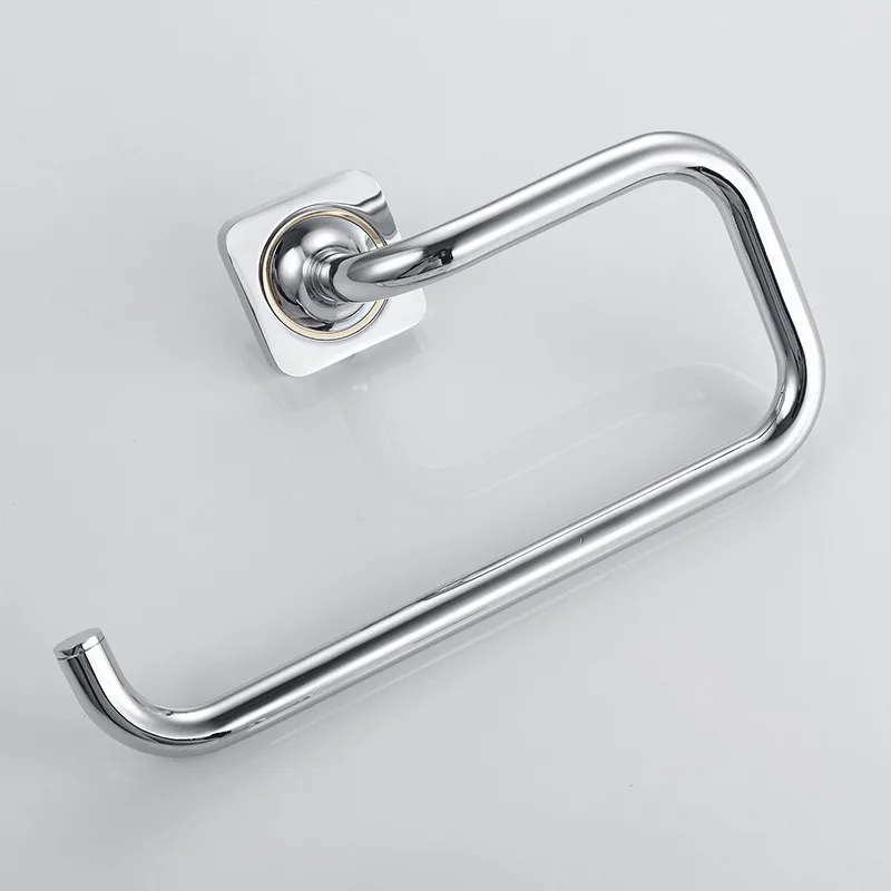 Floating Wall Towel Ring Copper Towels Rings Luxury Towel Holder Modern Towels Holders Without Drilling Bathrooms Accessories