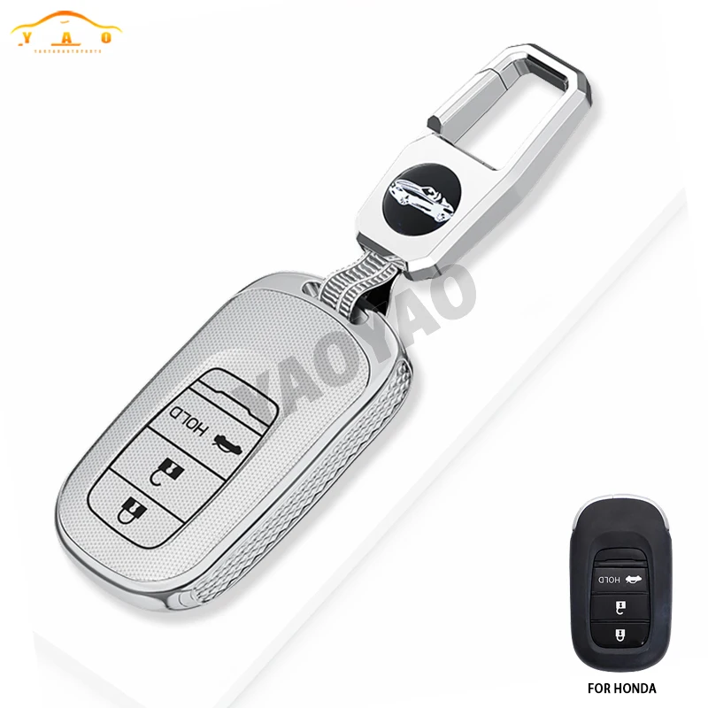 

New ABS Car Smart Key Case Suitable For Honda 2022 2023 2024 For Civic for Accord For CR-V For HR-V Pilot Accessories