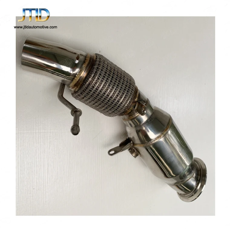 

JTLD High Flow Downpipe For BMW F30 N20 downpipe without Catalytic Converter and heat shield