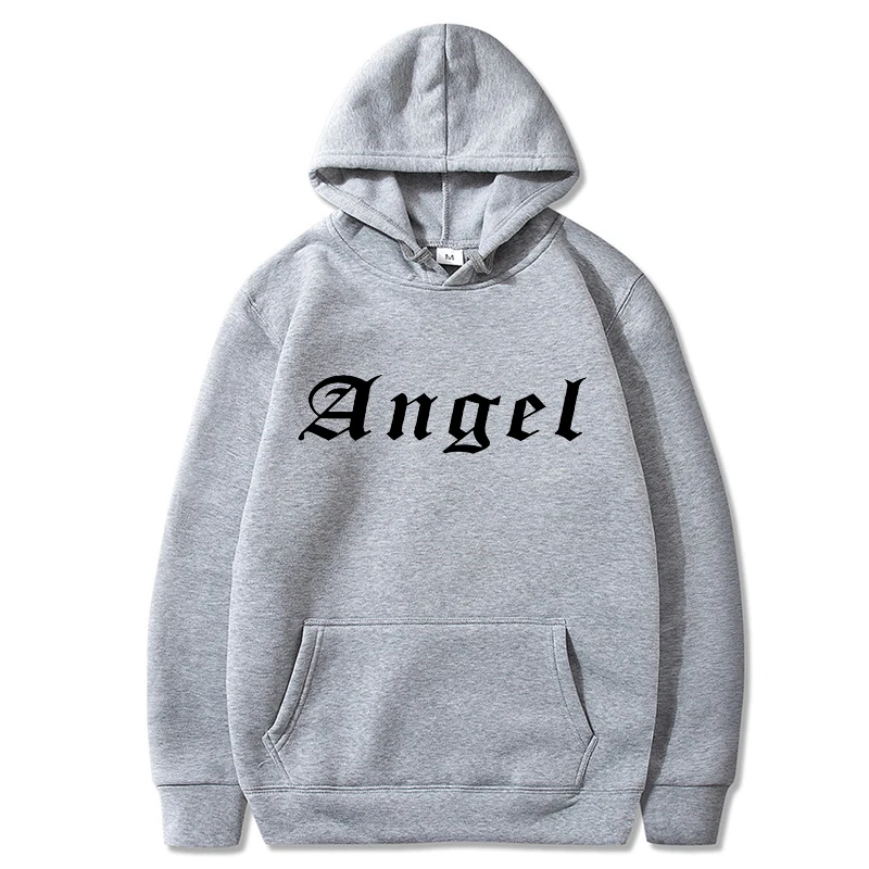 

Women Hoodie Pocket Long Sleeve Oversize Angel Printing Women Sweatshirt Autumn Winter Loose Hoodies Letter styles Hooded