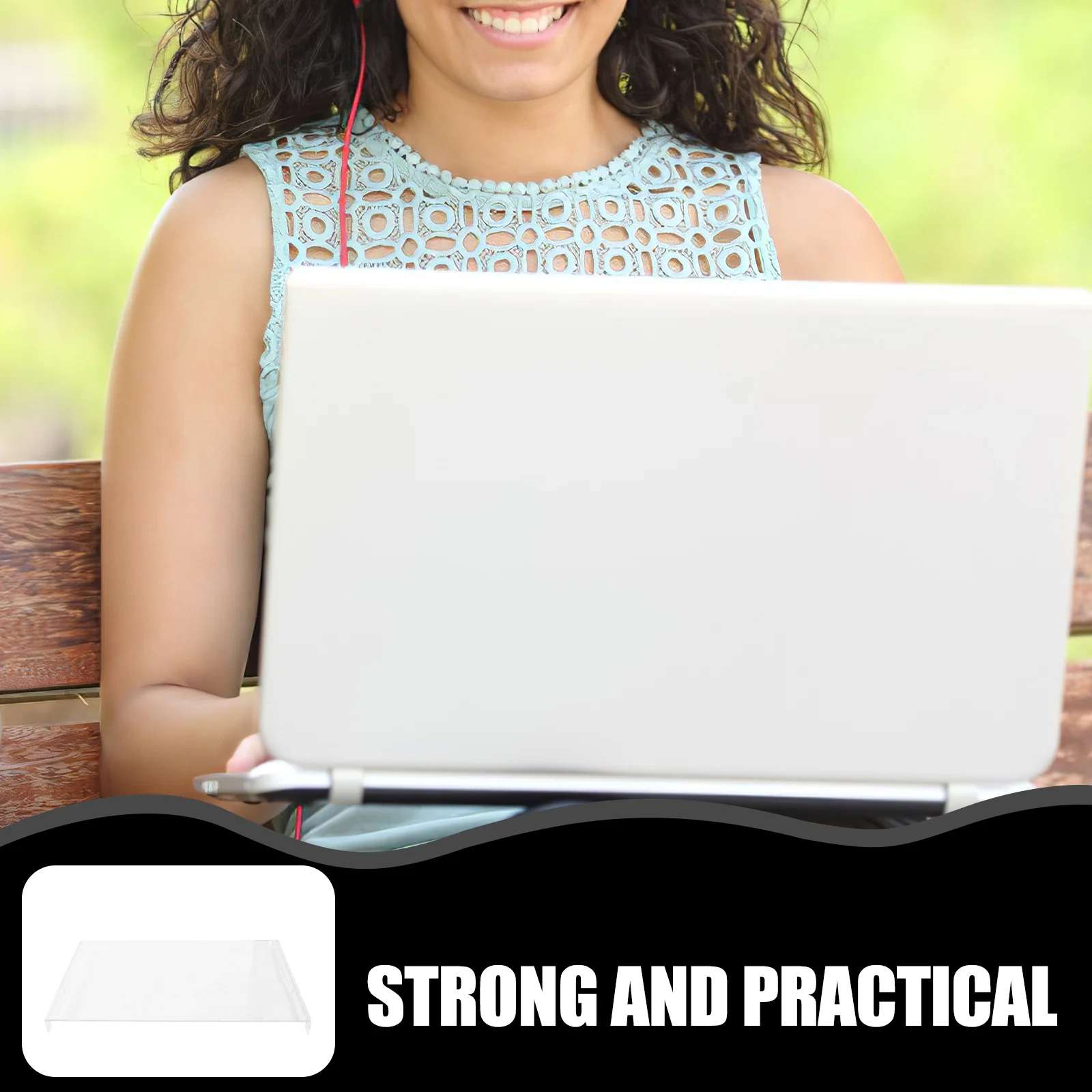 

14 Inch Clear Keyboard Protector Transparent Case Ultra Thin Acrylic Material Dustproof Splash Resistant Easy to Clean