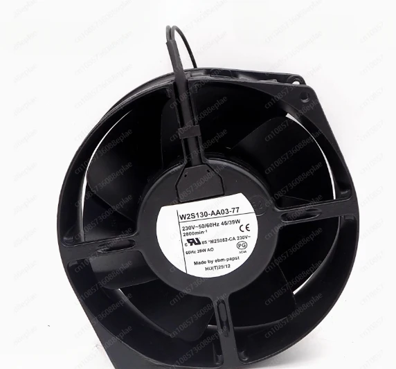 W2S130-AA03-77 17055 230v 45/39W All-Metal Cooling Fan