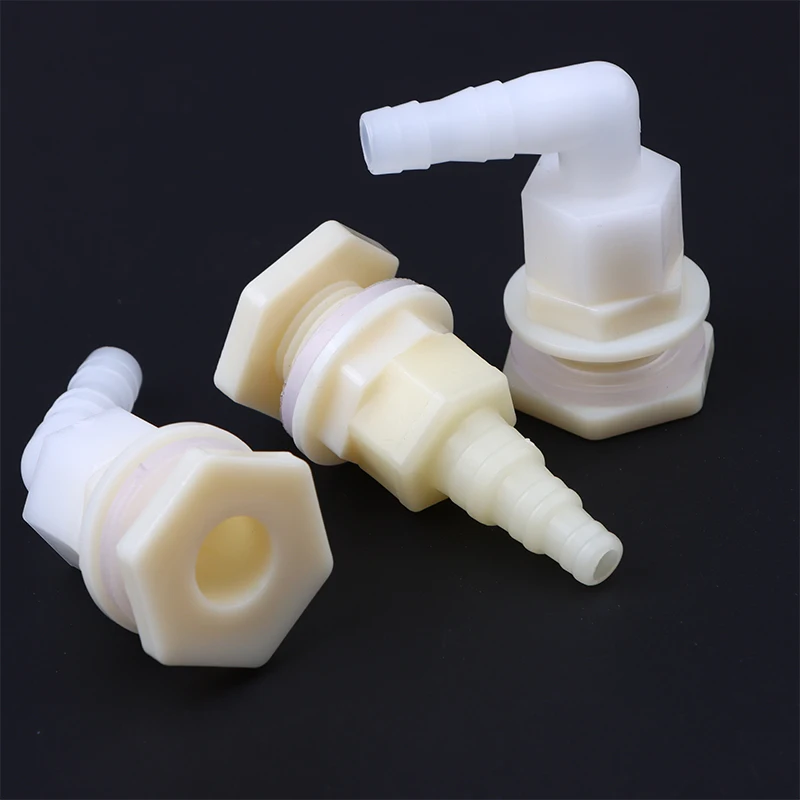 2PCS New Plastic Connector Poultry Pet Farming Chicken Rabbit Drinker Barbed Pagoda Joint Coupling Water Tank Hose Outlet Inlet