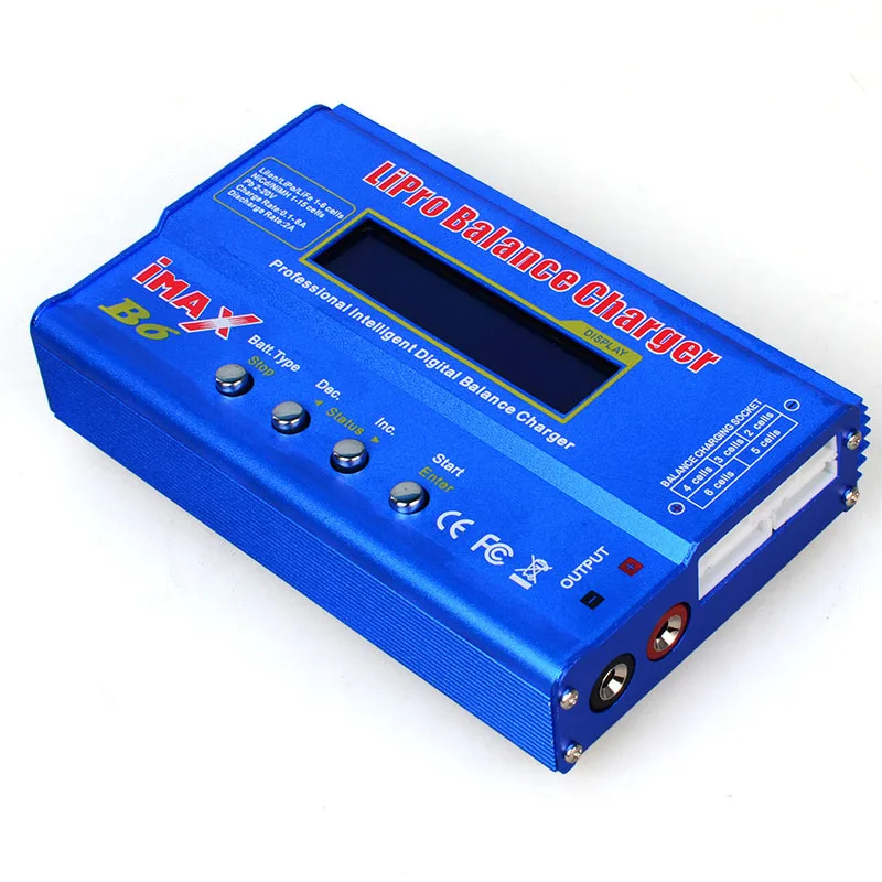 RC IMAX B6 80W Digital RC Balance Charger Discharge for LiPo NiMH NiCd LiFe Pb Battery Lipro Charging+ 15V 6A Adapter Optional