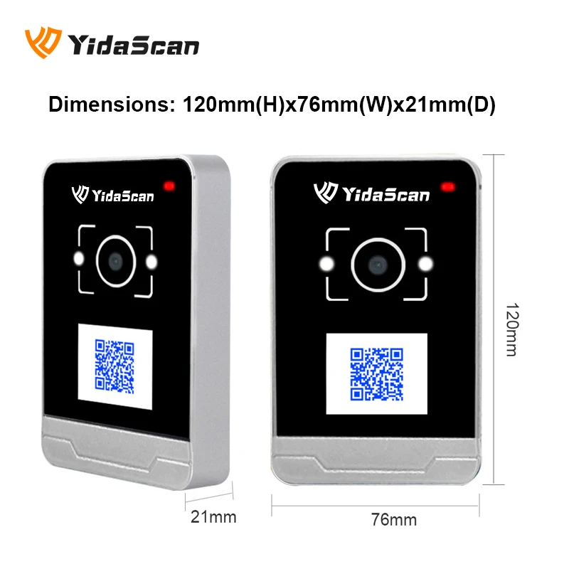 Imagem -04 - Leitor de Código qr Controle de Acesso Nfc Rfid Exterior Ip65 à Prova d Água Tcp ip Wifi Bluetooth Power Over Lan Wiegand em Catraca Ac700