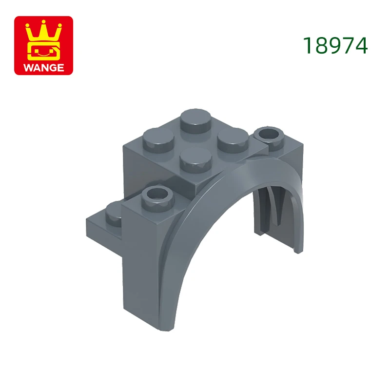 Wange 37 stks/partij 18974 Boog Afgerond Voertuig Blok Moc Kleur Accessoires Compatibel met Baksteen DIY kinderen Speelgoed Montage Onderdelen