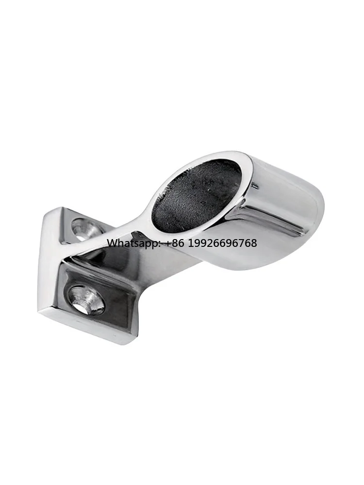 

Hot Sale316 Stainless Steel Marine Boat Accessories Handrail Fitting 22 25 mm 60 Degree Pipe Rail Connector manufacturer