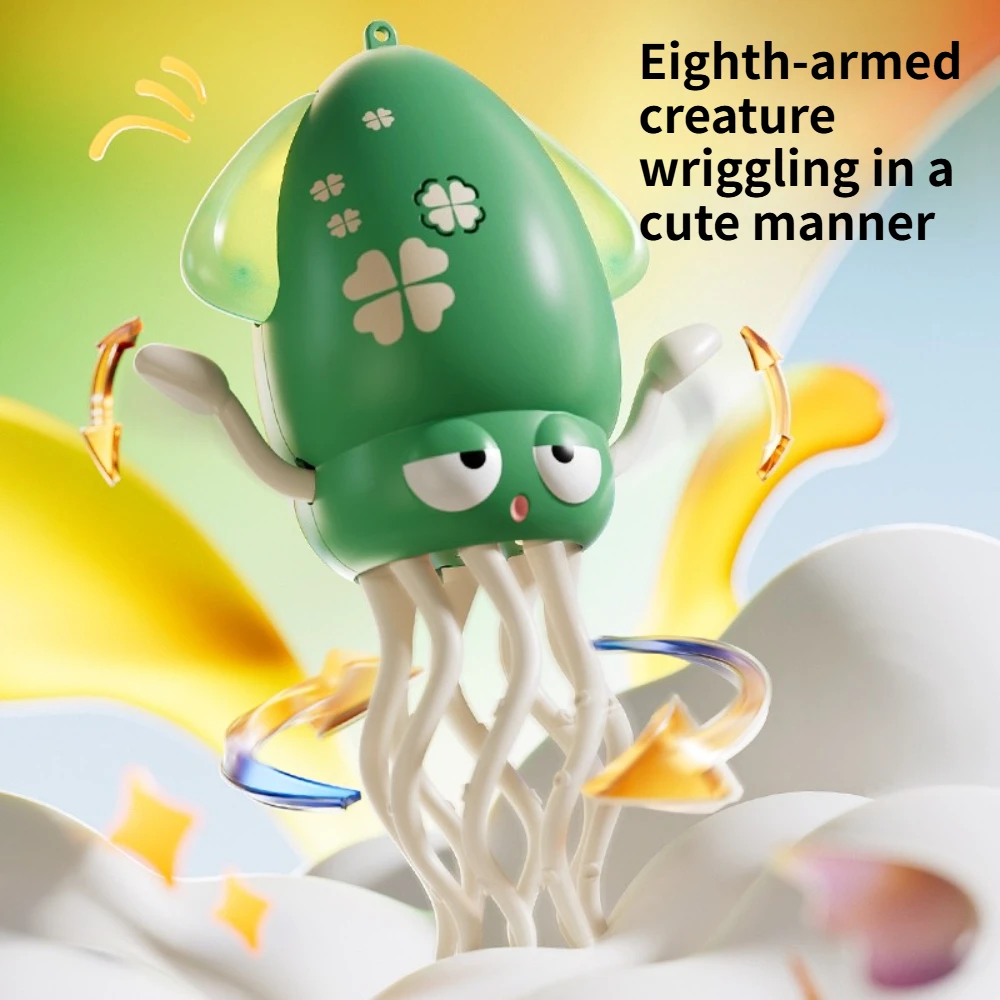 Multistyle Spooky Dancing Octopus Toy Arm Powered Interactive Desktop Toy Funny Tabletop Decoration Ideal Birthday Holiday Gift