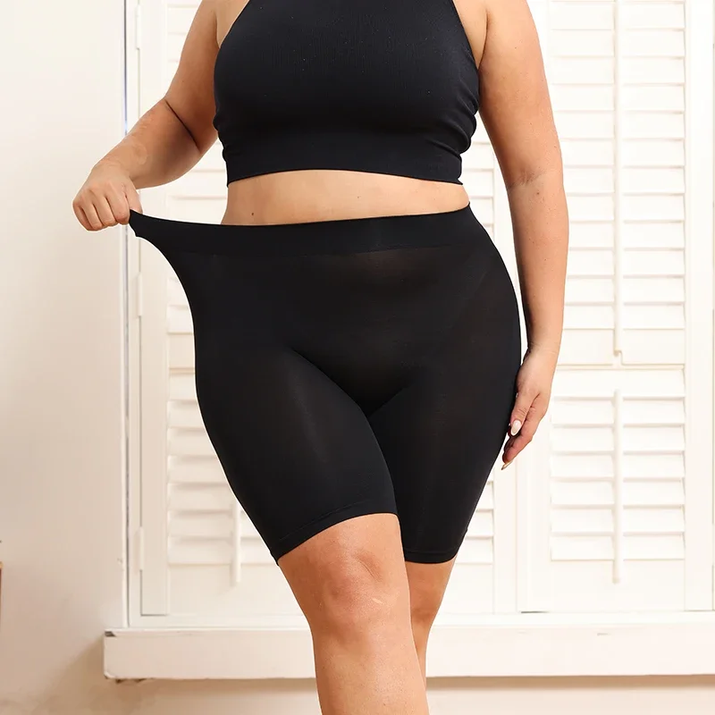 Plus Size XL-4XL High Waisted Womens Shapewear Tummy Control Panties Obesity Slimming Shapers Waist Trainer Shaping Shorts