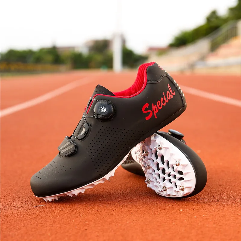 

Track and Field Spiked Shoes Short and Medium-sized Running Shoes Professional Training Shoes Men Women High Jump Sneakers