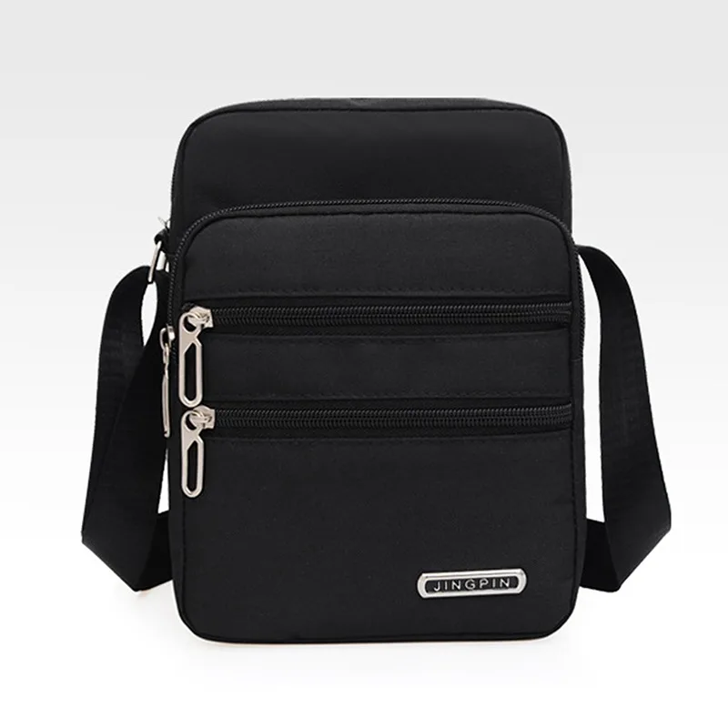 Men Nylon Shoulder Bag Messenger Bag Casual Waterproof Oxford Zipper Pocket Handbag Fashion Tote Travel Male Crossbody Bags