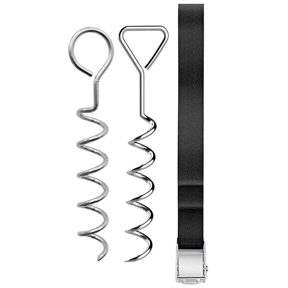 

AA79 New Trampoline Stakes,Corkscrew Shape Trampoline Anchor Kit Steel Spiral Stakes,Ground Stake For Trampolines Tents Swing