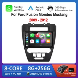 9'' Car Radio Multimedia Player Android 16 for Ford Fusion Mondeo Mustang 2009 - 2012 WiFi DSP Stereo GPS Navi 4G HD Screen