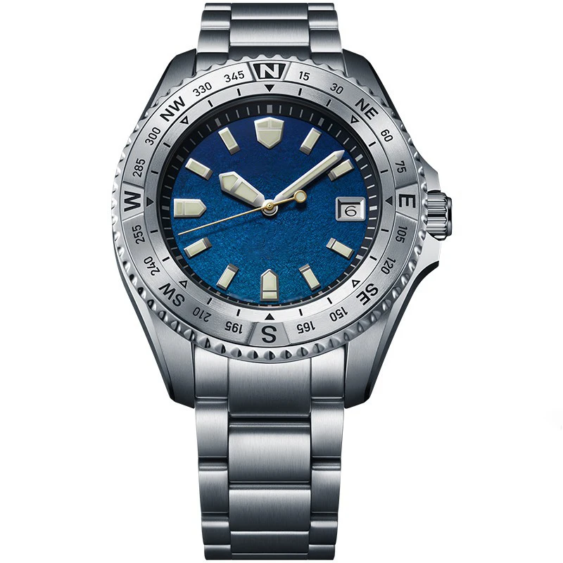 تخصيص PROSPEX SLA071J1 ساعة مع الياقوت الزجاج 200 متر مقاوم للماء غواص صالح NH34 NH35 NH36 4R 6R اليابان التلقائي