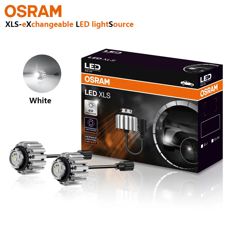 OSRAM LED XLS L1 LED Fog Lamp L1CW 6000K White Color Car Upgrade Exchangeable LED Light Source 12Y3 L1BNE W02 Original, 2pcs