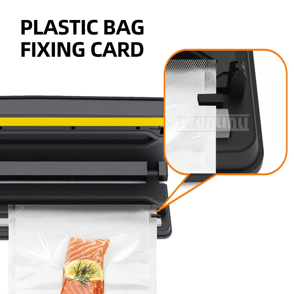 ماكينة تغليف الطعام الكهربائية Envasadora Al Vacío تخزين المواد الغذائية المنزلية مع أكياس مع 5 أكياس تخزين Sellado Al Vacío