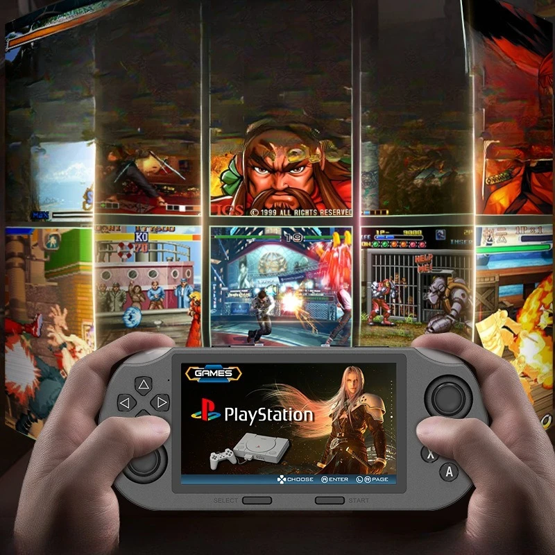 

4.5-Inch large-screen dual-joystick game console handheld