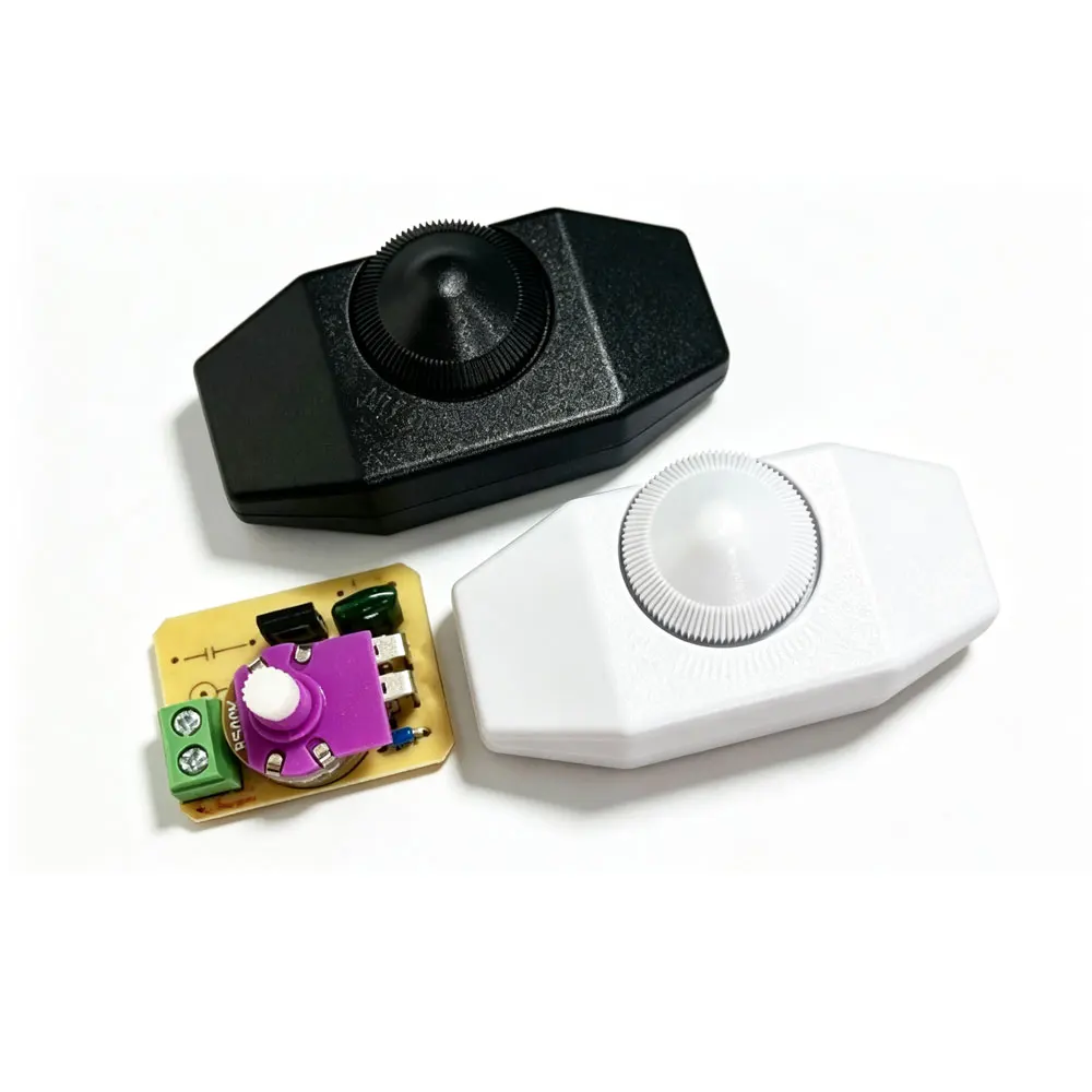 1pcs 110V-220V 300W No welding required LED Lamp Knob Controller Adjustable Dimmer Switch Button Light Modulator for Home