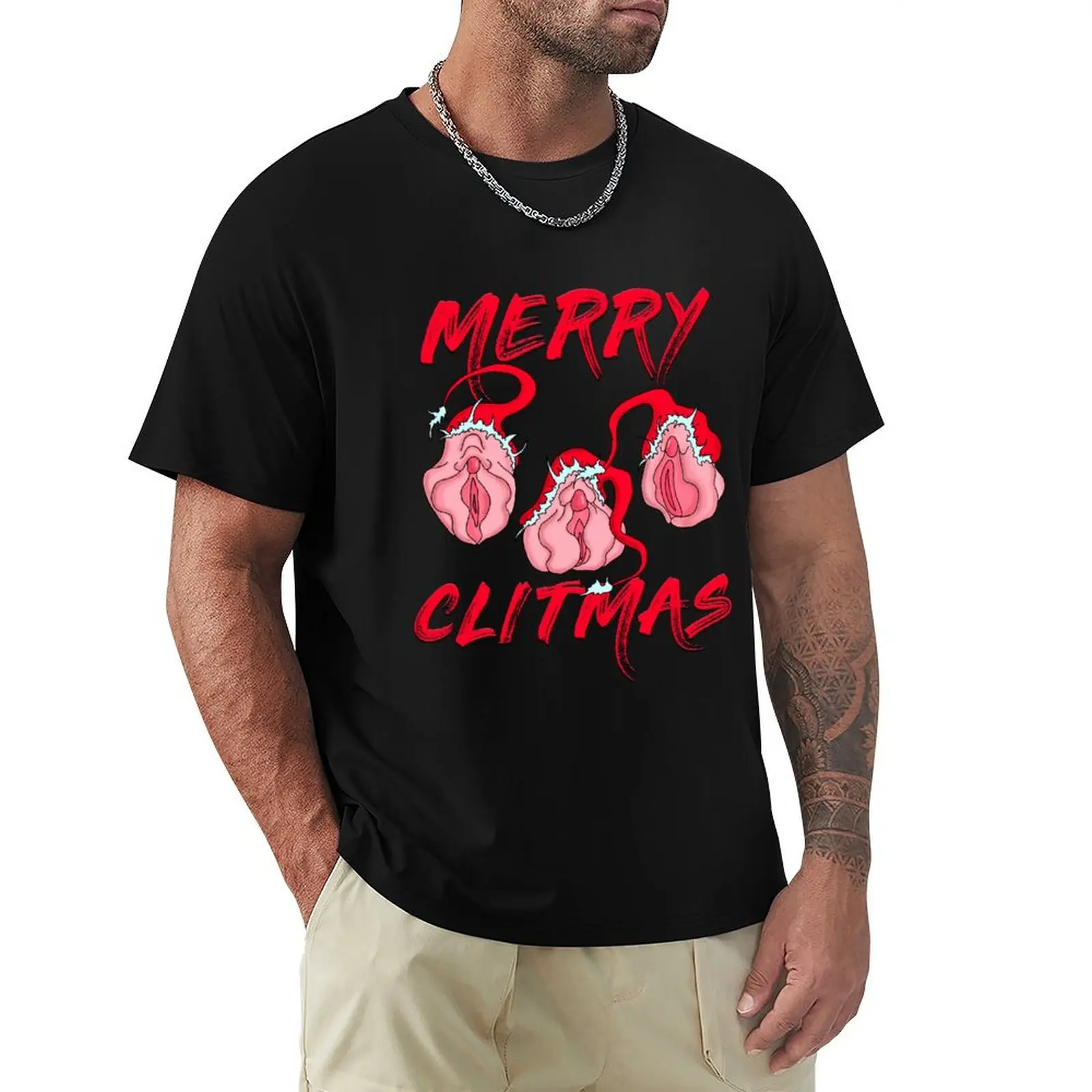 

Merry Christmas Vulvas T-Shirt baggy shirts cheap stuff mens workout shirts