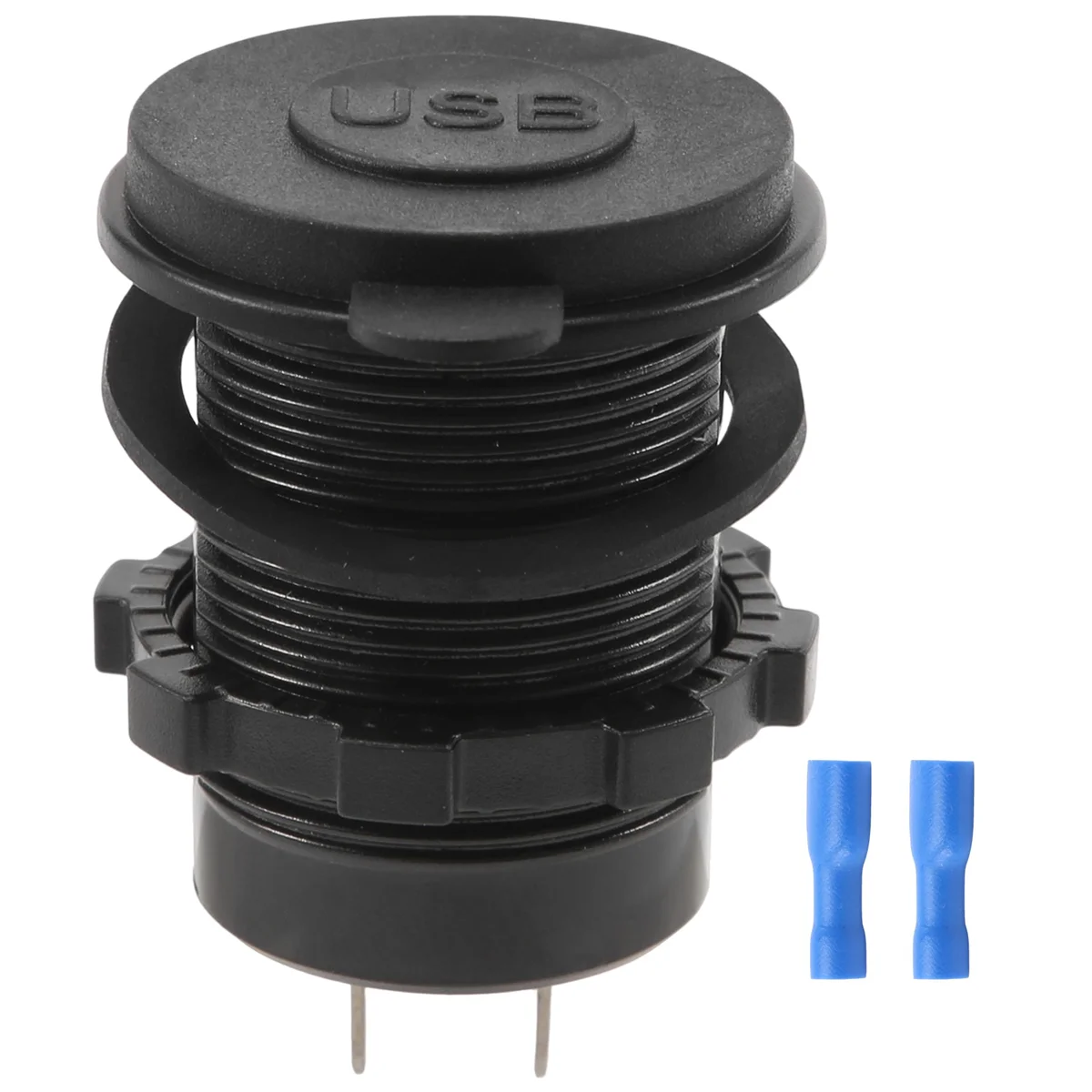 Adaptador de toma de corriente para coche, Cargador Usb Dual de 5V, 4,8 A, 12V, 24V, barco, Rv