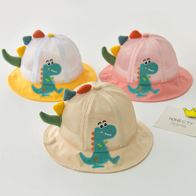 2026 Summer Sunscreen children Fisherman Hat Breathable 1-4Y Baby Girl Caps Outdoor Boy Sunshade hats Cute Cartoon Accessory  view 2