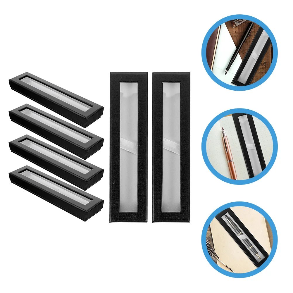 

6 Pcs Pen Case Fountain Storage Packing Boxes Container Package for Pencil Decorative Holder