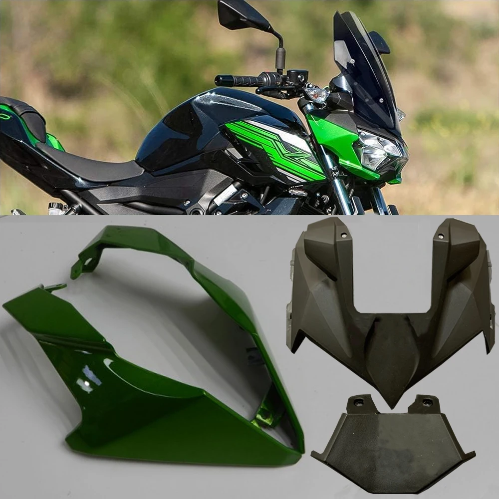 

Мотоциклетные Запчасти для Kawasaki Z 400 18 19 2020 2021 2022 2023 Z400, верхний носовой обтекатель, боковая панель фары, передняя накладка