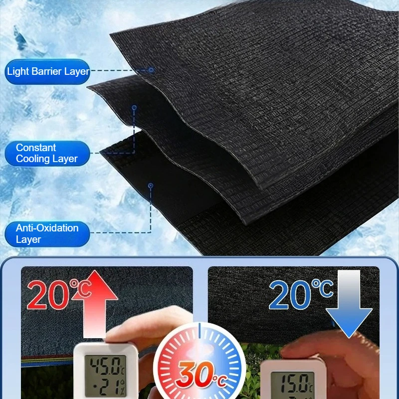 Sun Shade Net High Density Anti UV Anti-aging Heat Insulation Shading Mesh For Garden Courtyard Balcony Flowers Vegetables