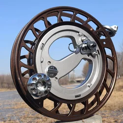 9KM 28cm Kite Reel With Bracket Professional Sports Brake System Ratchet Lock Device Lockable Anti-Reverse for adults kites