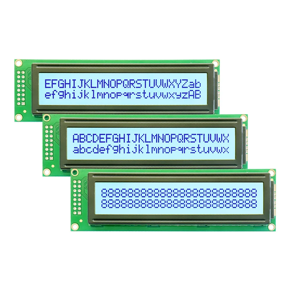 24x2character Lcd-Scherm 2402lcm Lcd-Module 24 * 2a Grijs Scherm Blauw Karakter St7066 Of Aip31066 Rijden